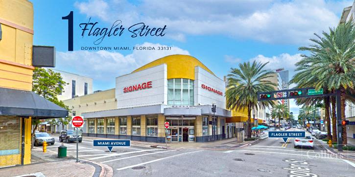 Corner Flagship Opportunity on Miami Ave and Flagler Street